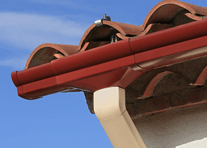 Closeup of Tile Roofing - Roofing Repairs