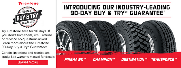 Firestone 90 Days Buy & Try