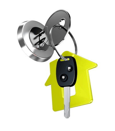 set of keys in a lock