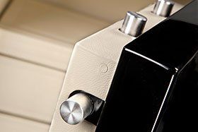 close-up of a safe