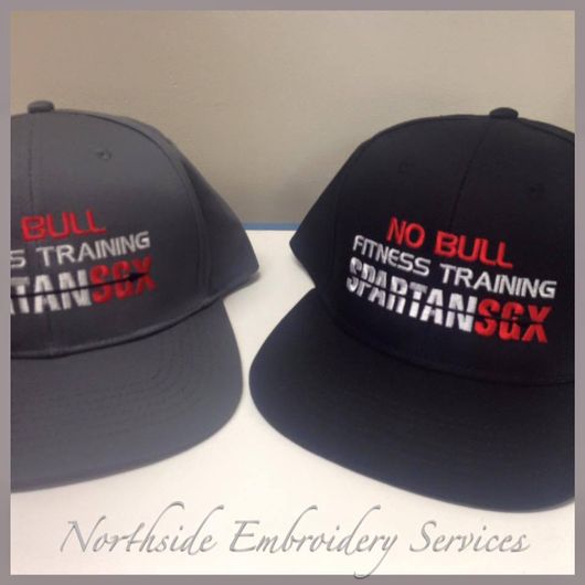 Embroidery done on promotional caps