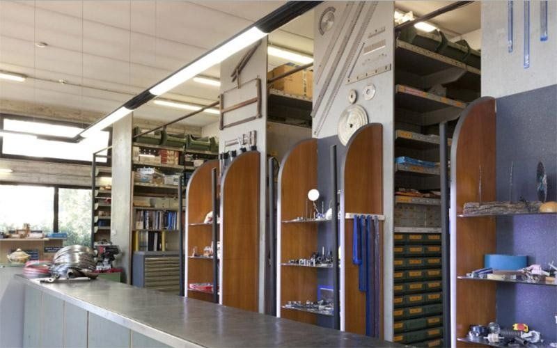 Interno della tenda della ditta