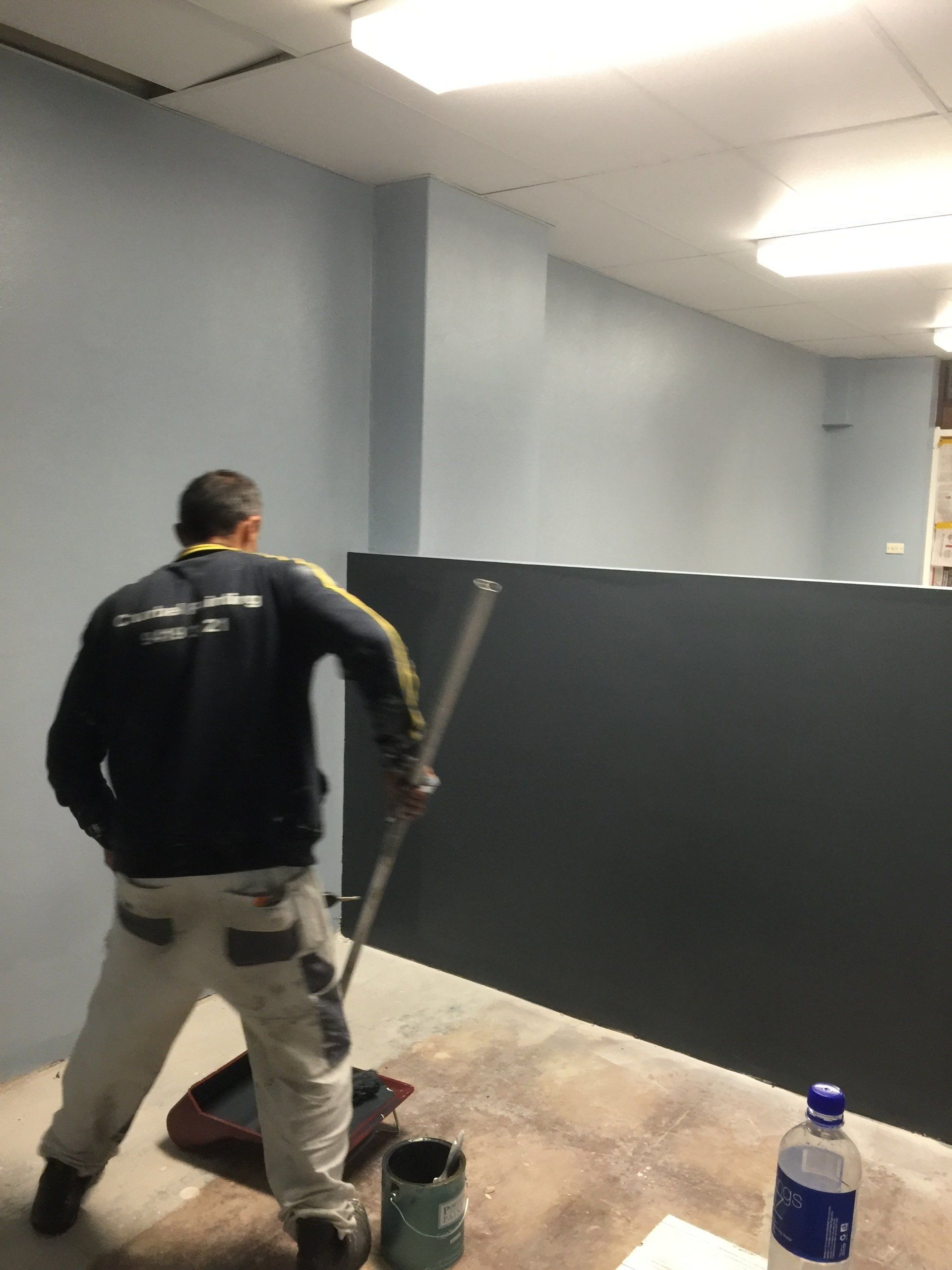 Man painting