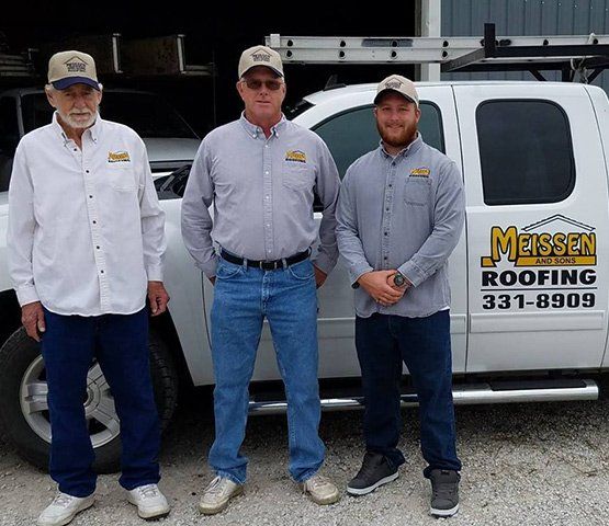 Three generations at roofers — Raymore, MO — Meissen & Sons Roofing Three generations at roofers — Raymore, MO — Meissen & Sons Roofing