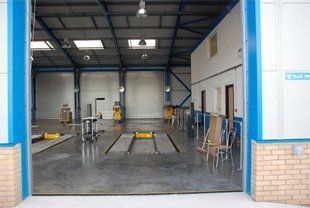 MOT centre - Port Talbot, South Wales - Fairfield Garage - Garage interior Garage interior