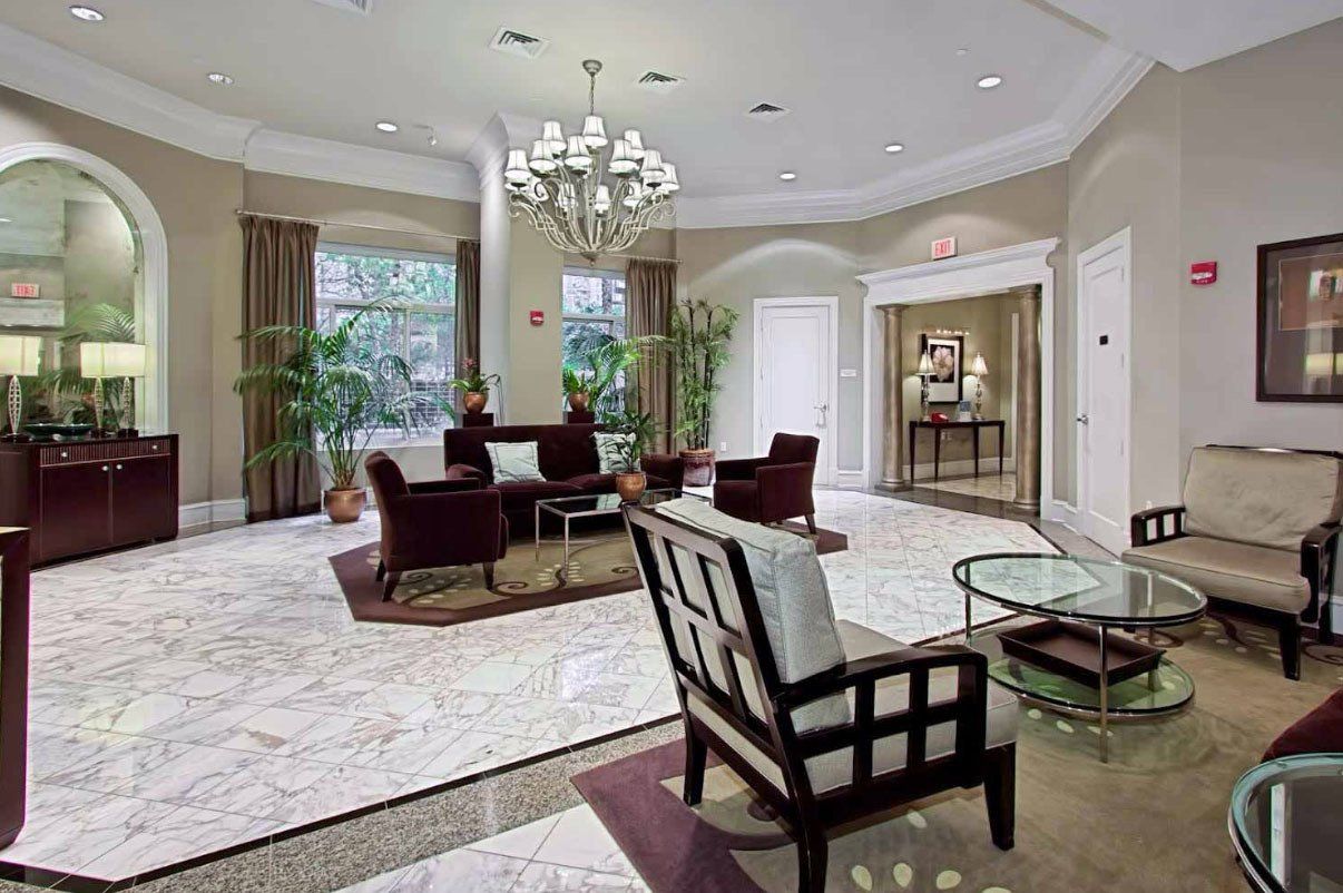 white lobby room