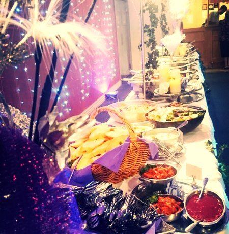 Decorated party hall