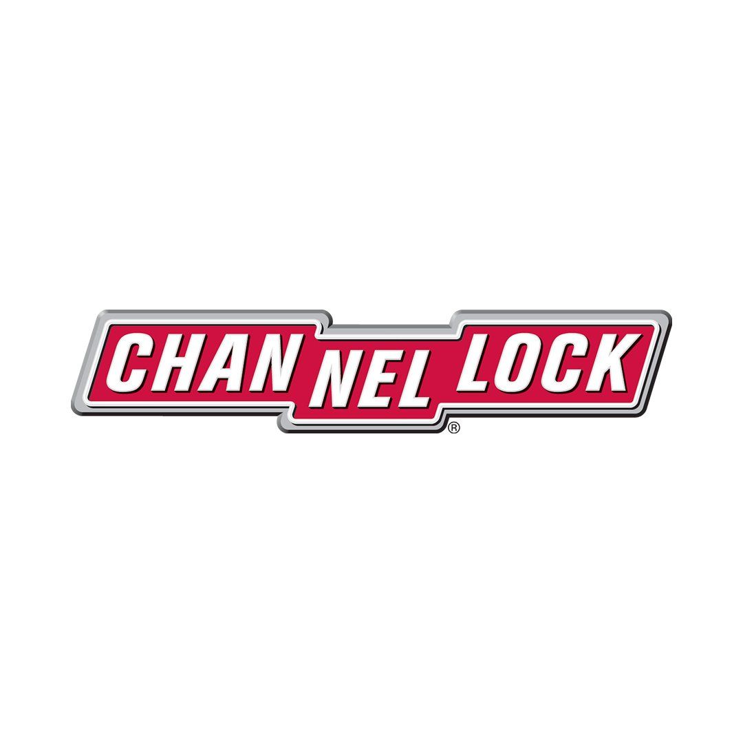The channel lock logo is red and silver on a white background.