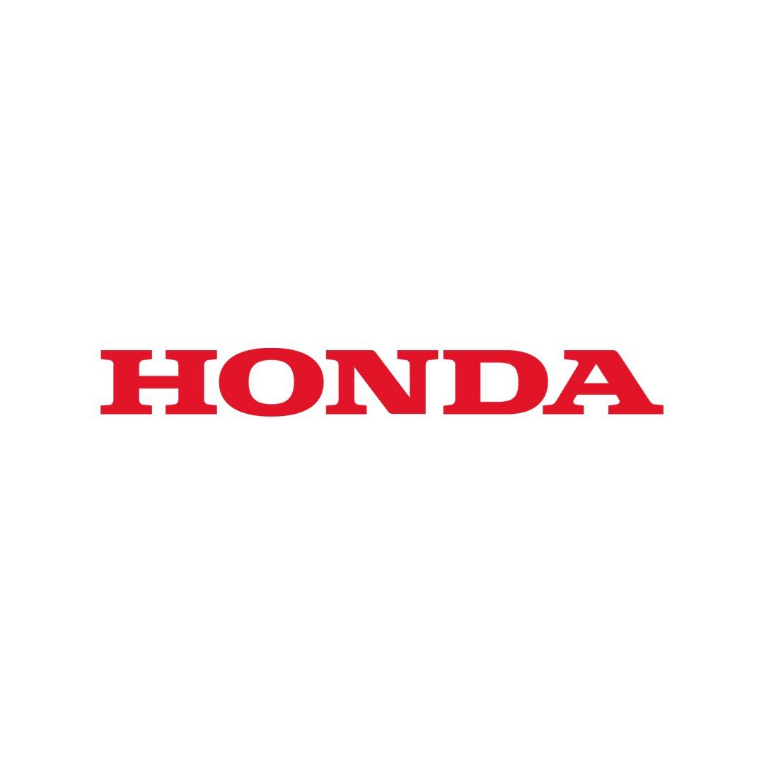 A red honda logo on a white background.