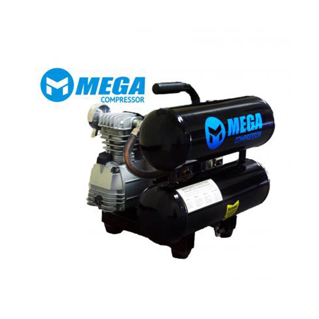 A mega compressor is shown on a white background.