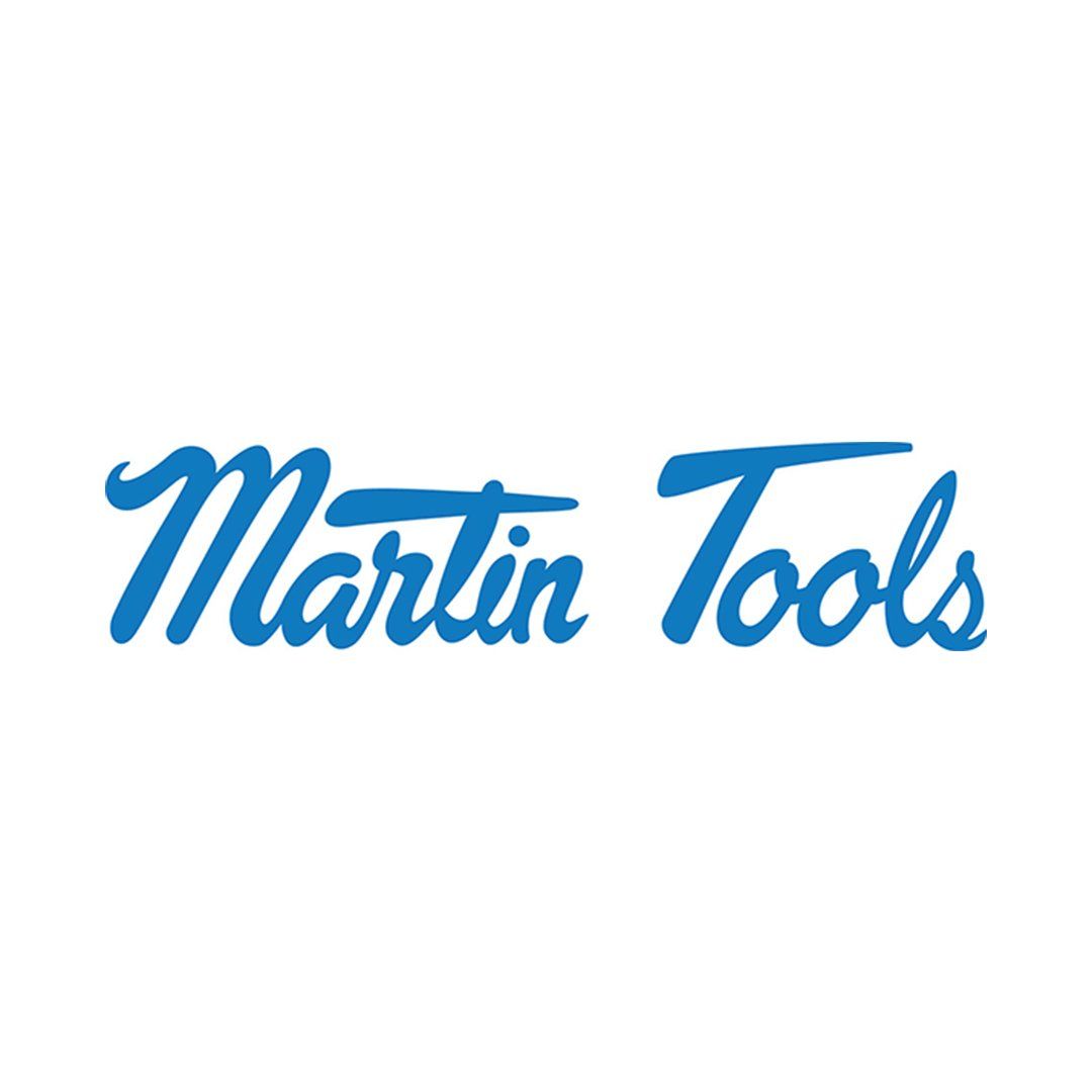The martin tools logo is blue on a white background.