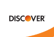 The discover logo is orange and black on a white background.