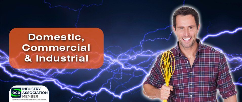 Domestic, Commercial & Industrial. Electrician at work in Toowoomba