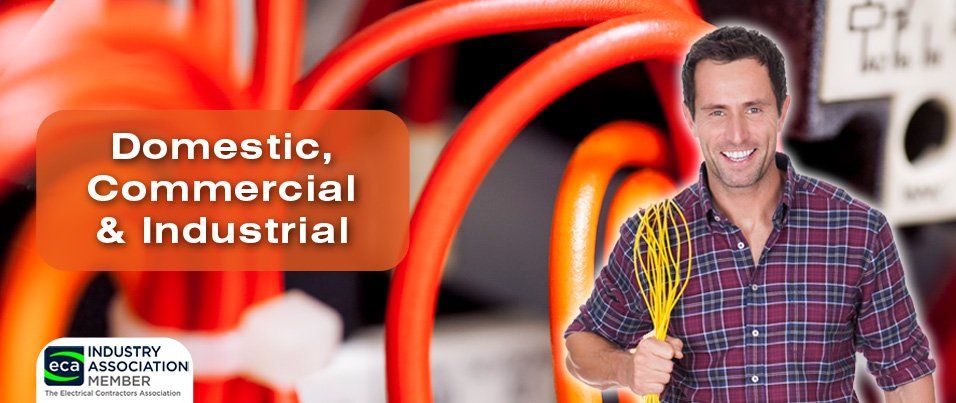 Domestic, Commercial & Industrial. Electrician at work in Toowoomba