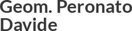 PERONATO GEOM. DAVIDE - LOGO