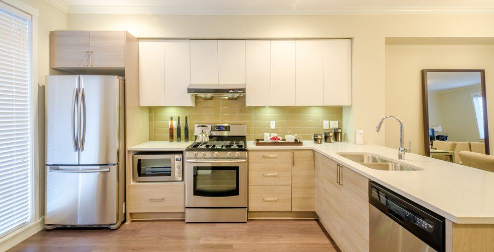 kitchen in shades of cappuccino