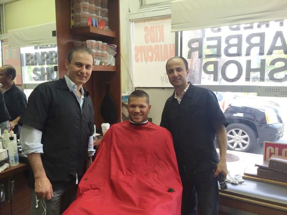 men's haircut