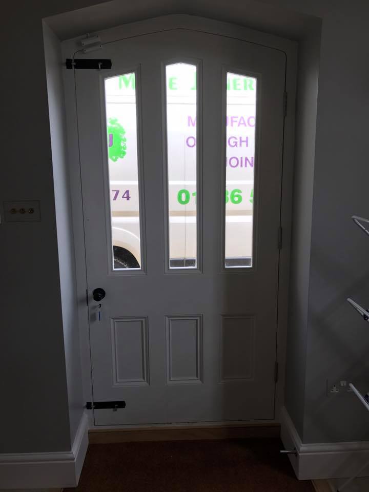 white door
