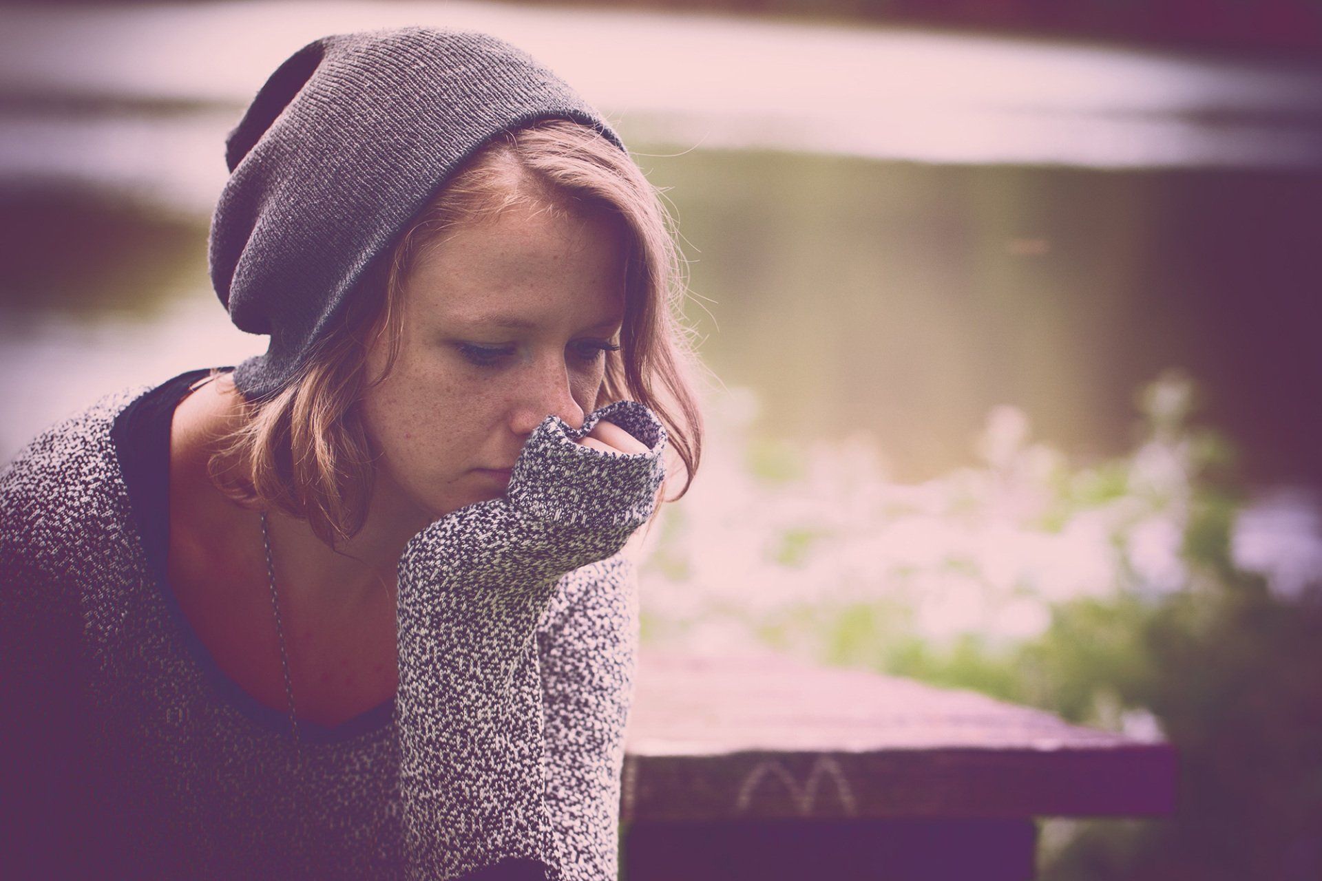 Woman feeling so alone