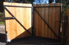 wooden gate