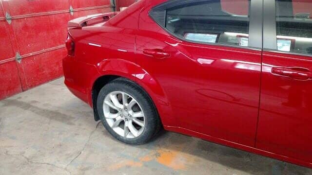 Red Dodge Charger Back Side End