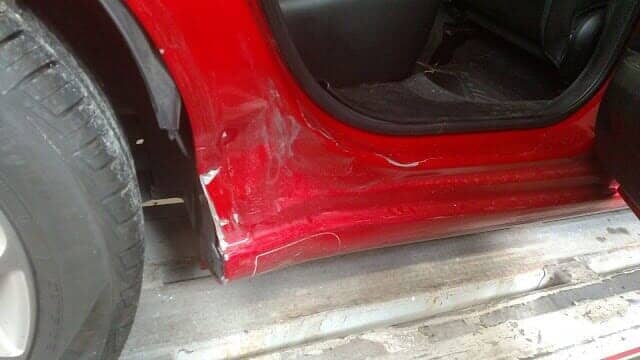 Red Dodge Charger Step