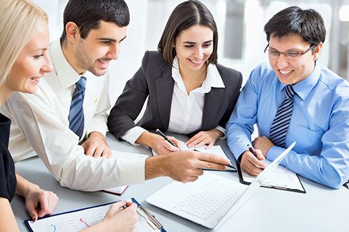 Team of professional solving a querry