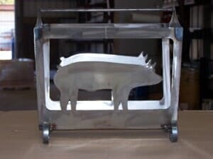 Pig Magazine Rack — Welding in Stillwater, OK