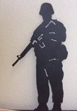 Soldier Cutout — Welding in Stillwater, OK