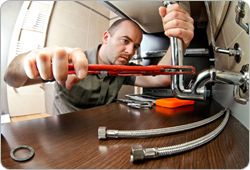Plumber at work Plumber at work