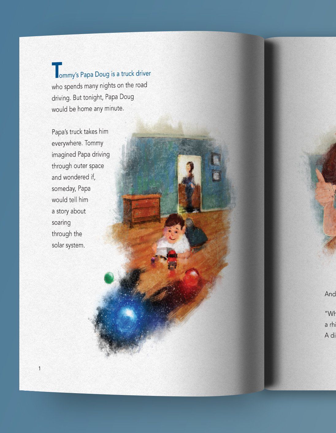 Papa Doug Children's Book Tennessee Trucking TTA Page 1 | Roux LLC Franklin, TN