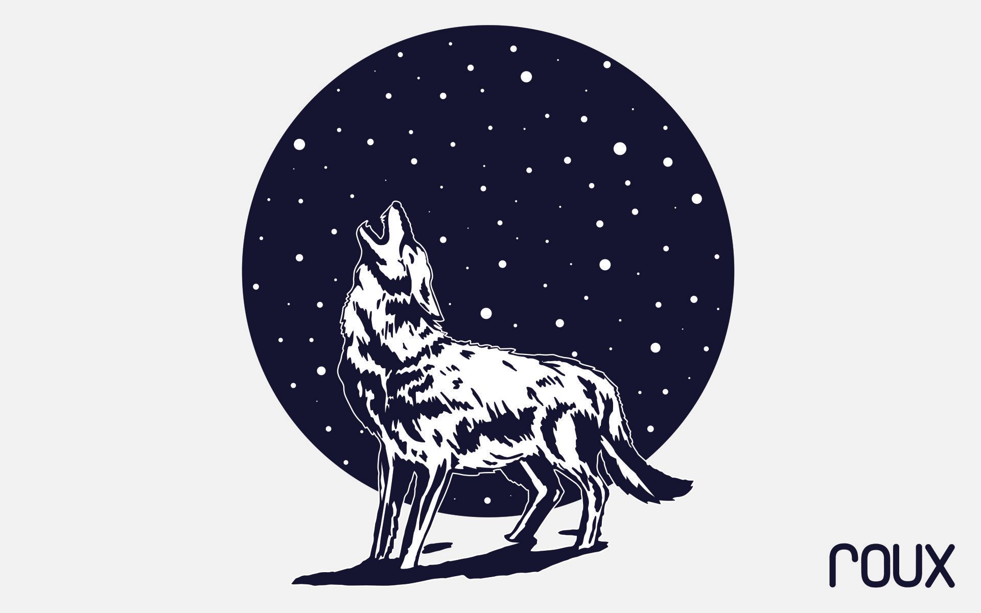 Winter Wolf Illustration | Roux LLC Franklin, TN