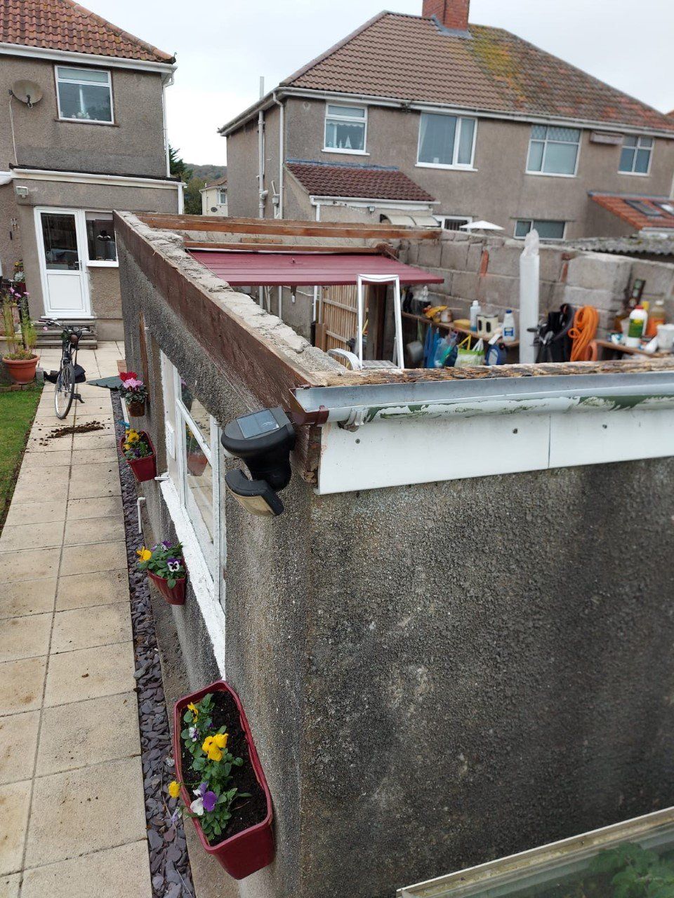 roof before