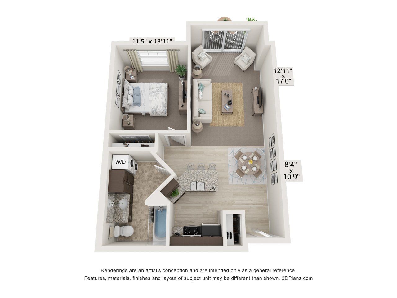 Park Place Apartments Floor Plan