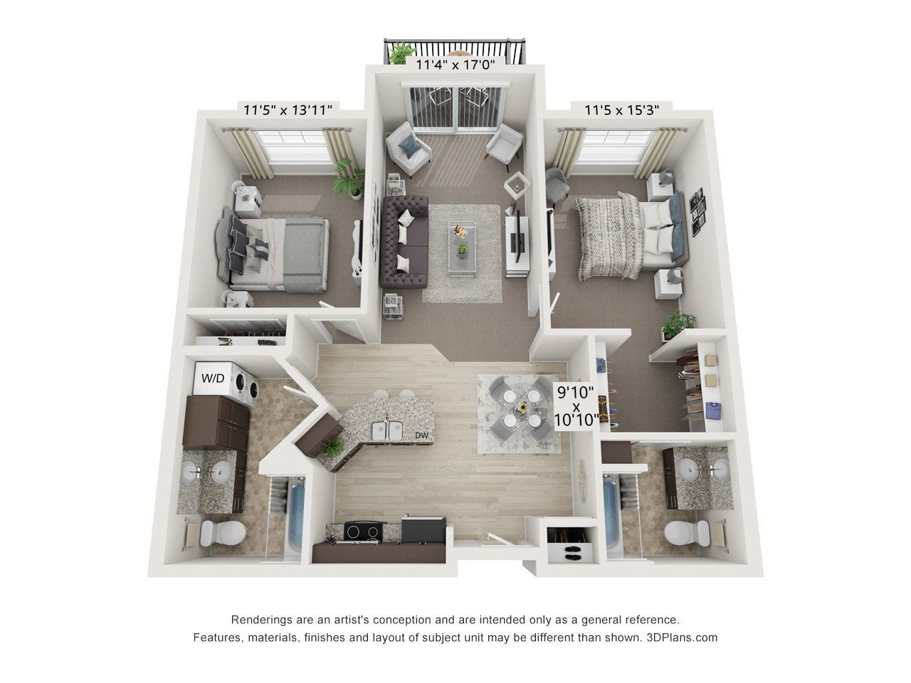 Park Place Apartments Floor Plan