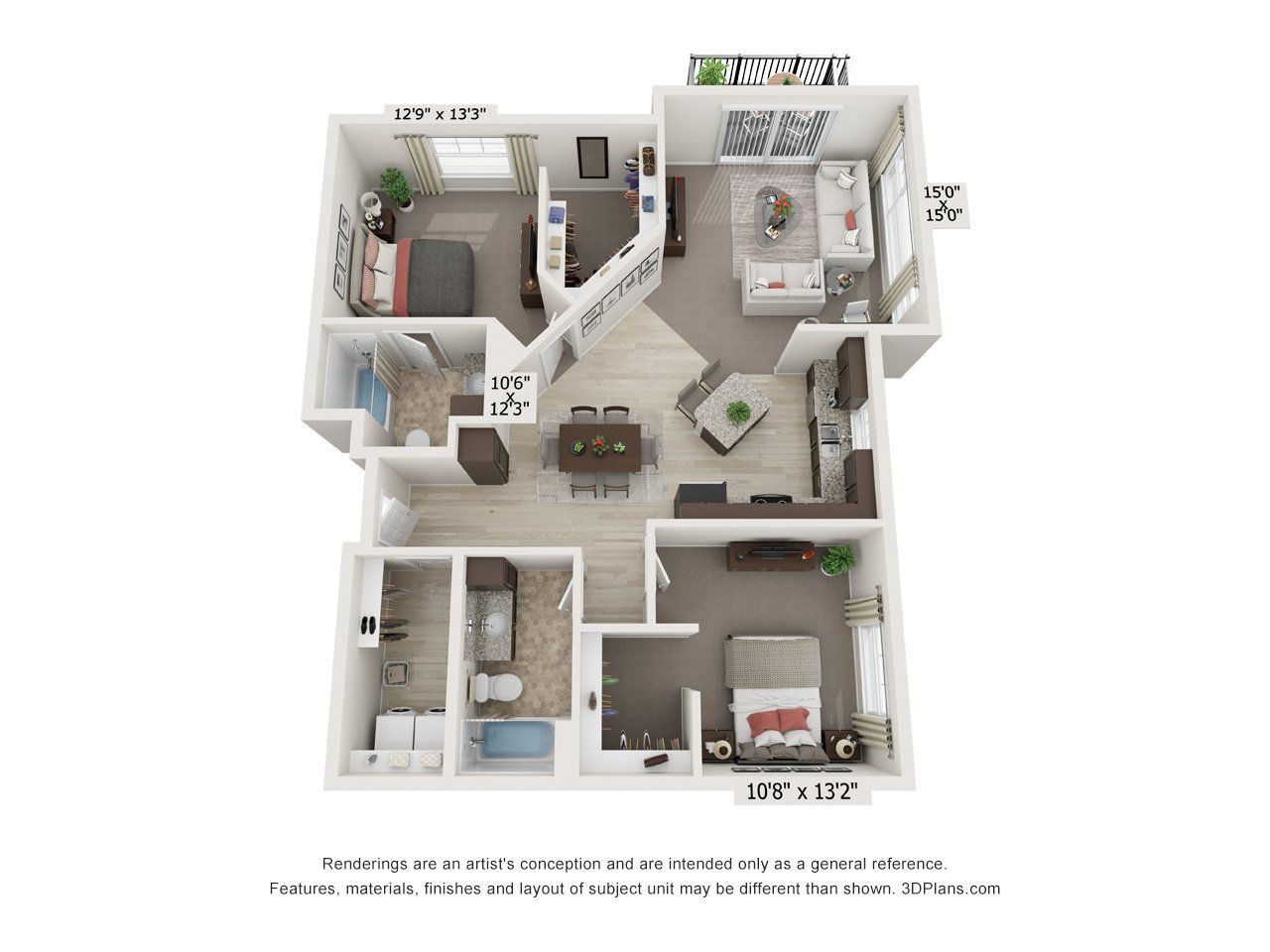 Park Place Apartments Floor Plan