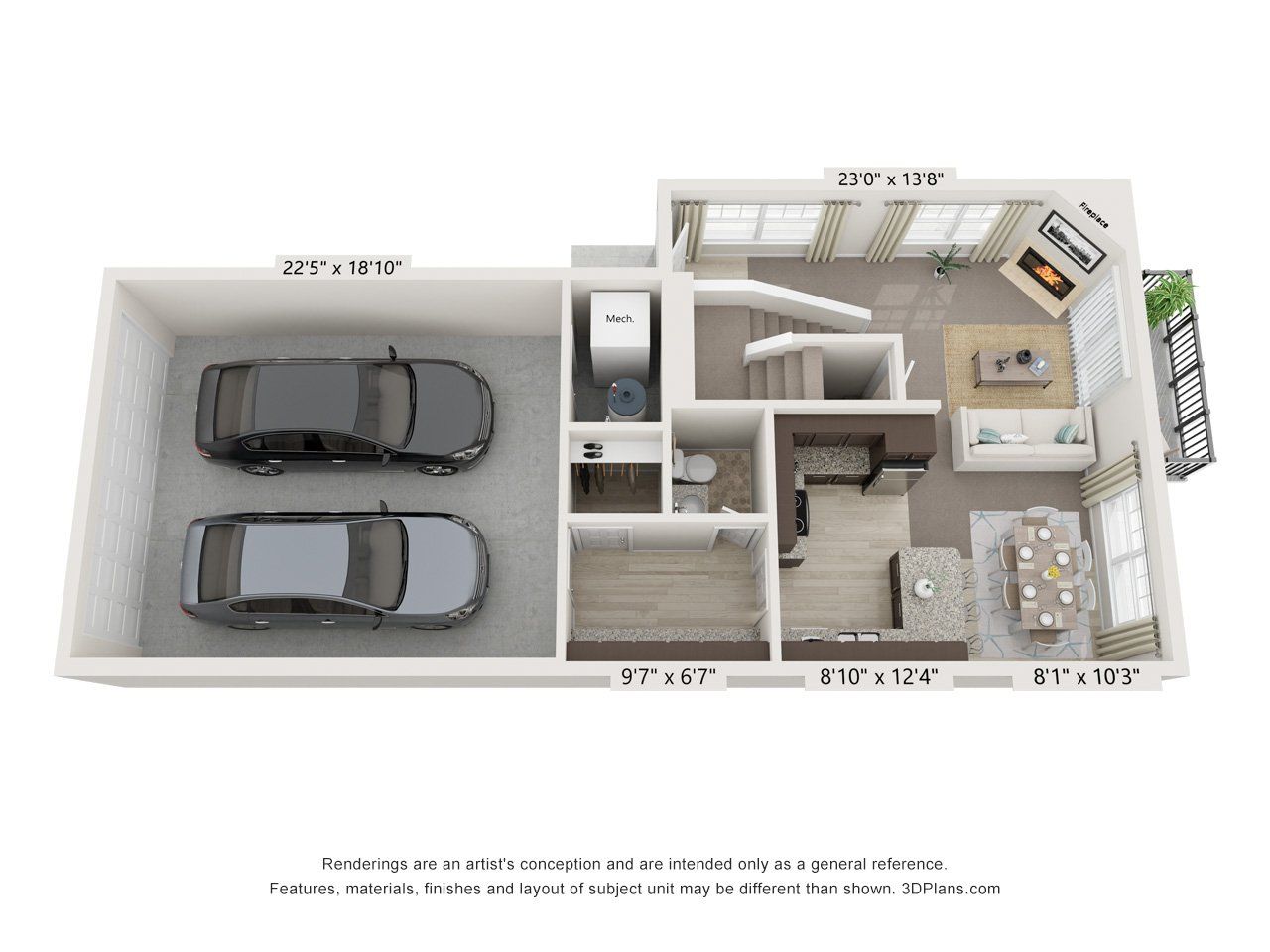 B second floor
