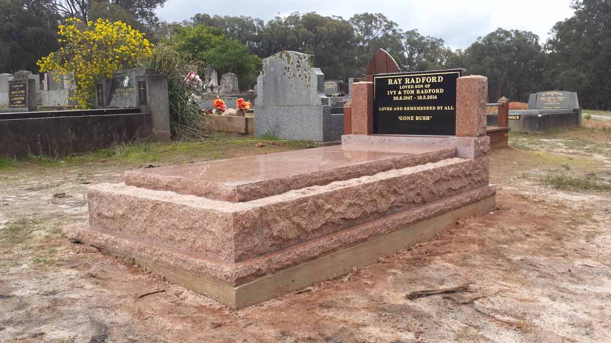 red headstone
