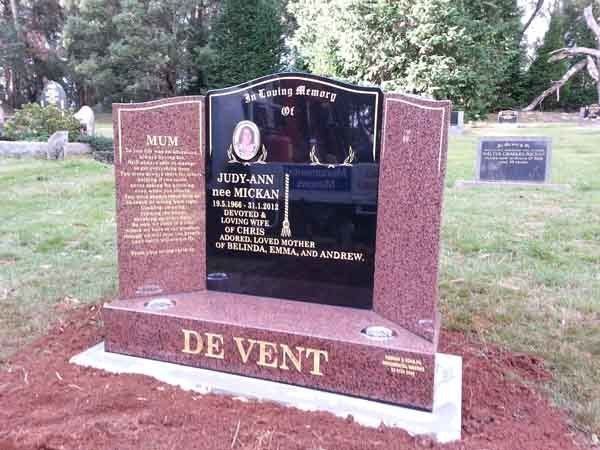 red headstone