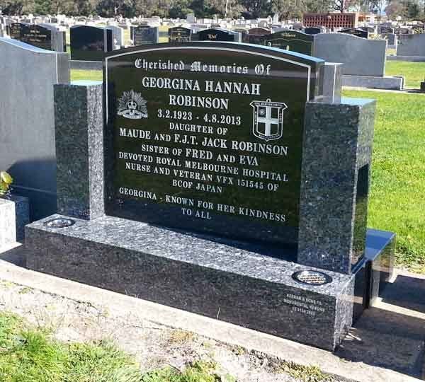 grey headstone