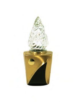 Lumino cimiteriale in bronzo