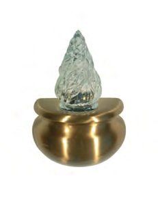 Lumino in bronzo
