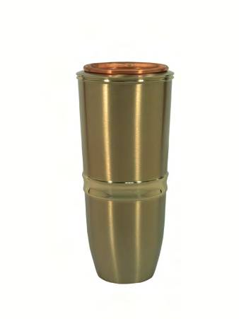 Vaso cimiteriale in bronzo