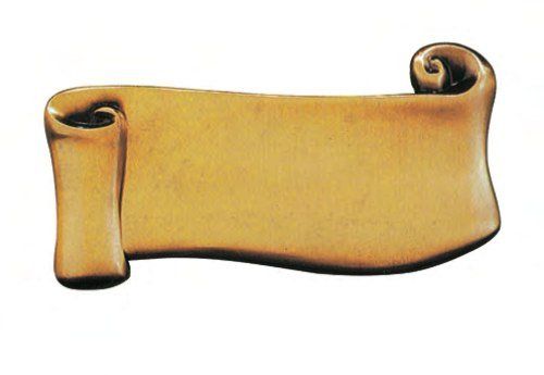 Pergamena in bronzo
