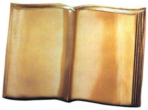 Libro in bronzo