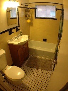 Staged Apartment Bathroom