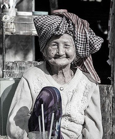 portrait of a Vietnamese woman