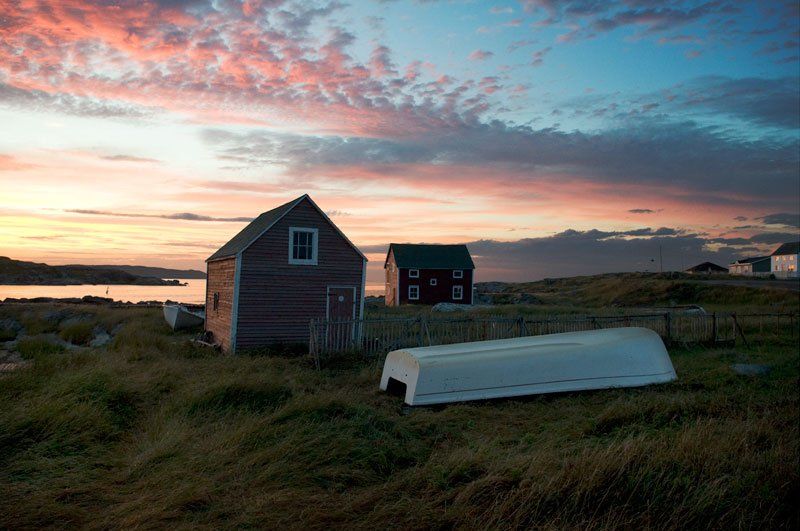 photo of sunset - Fogo, Newfoundland
