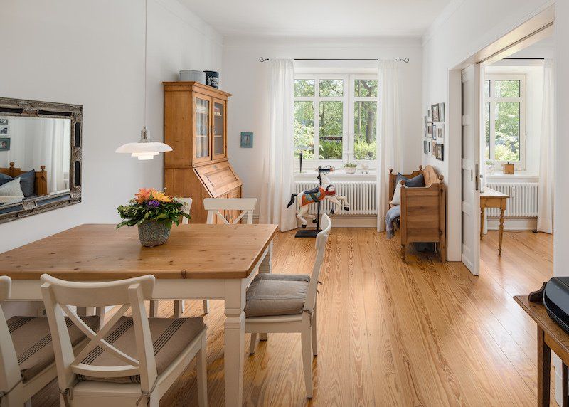 Wohnzimmer Essbereich nachher - mit einem Wohngesicht Home Staging