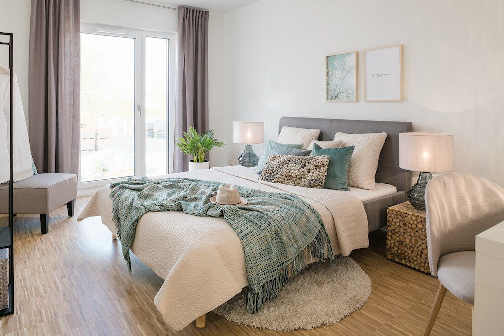 Schlafzimmer nachher - mit einem wohngesicht home staging
